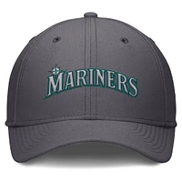 Men's Nike  Gray Seattle Mariners Swoosh Performance Flex Hat