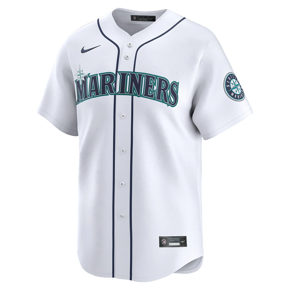 Men's Nike Julio Rodríguez White Seattle Mariners Home Limited Player Jersey