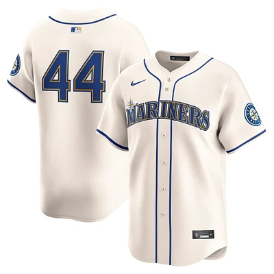Nike Julio Rodriguez Crème pour homme Seattle Mariners Alternate Limited