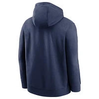 Men's Nike Navy Seattle Mariners Alternate Logo Club Pullover Hoodie