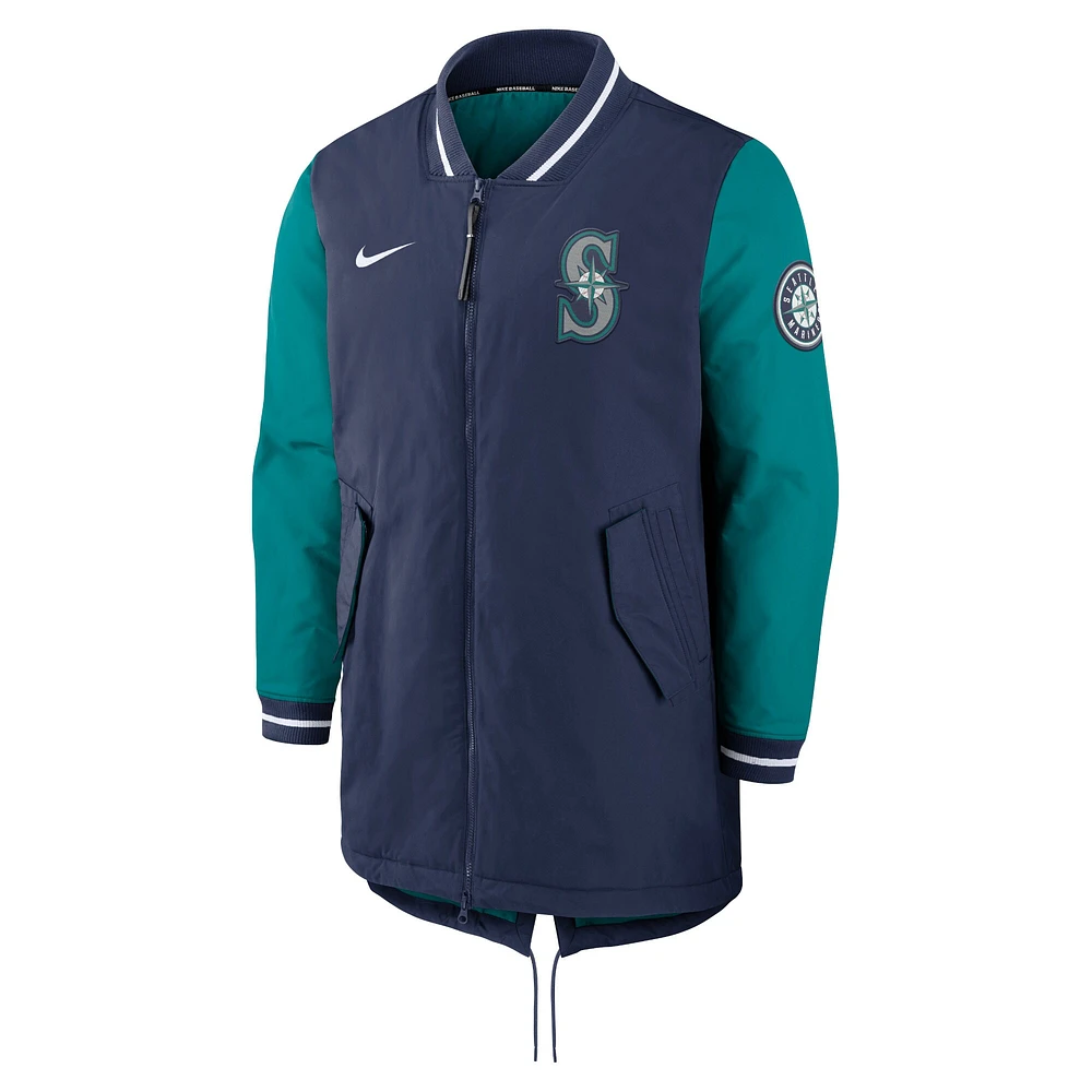 Men's Nike Navy Seattle Mariners Authentic Collection Dugout Performance Full-Zip Jacket