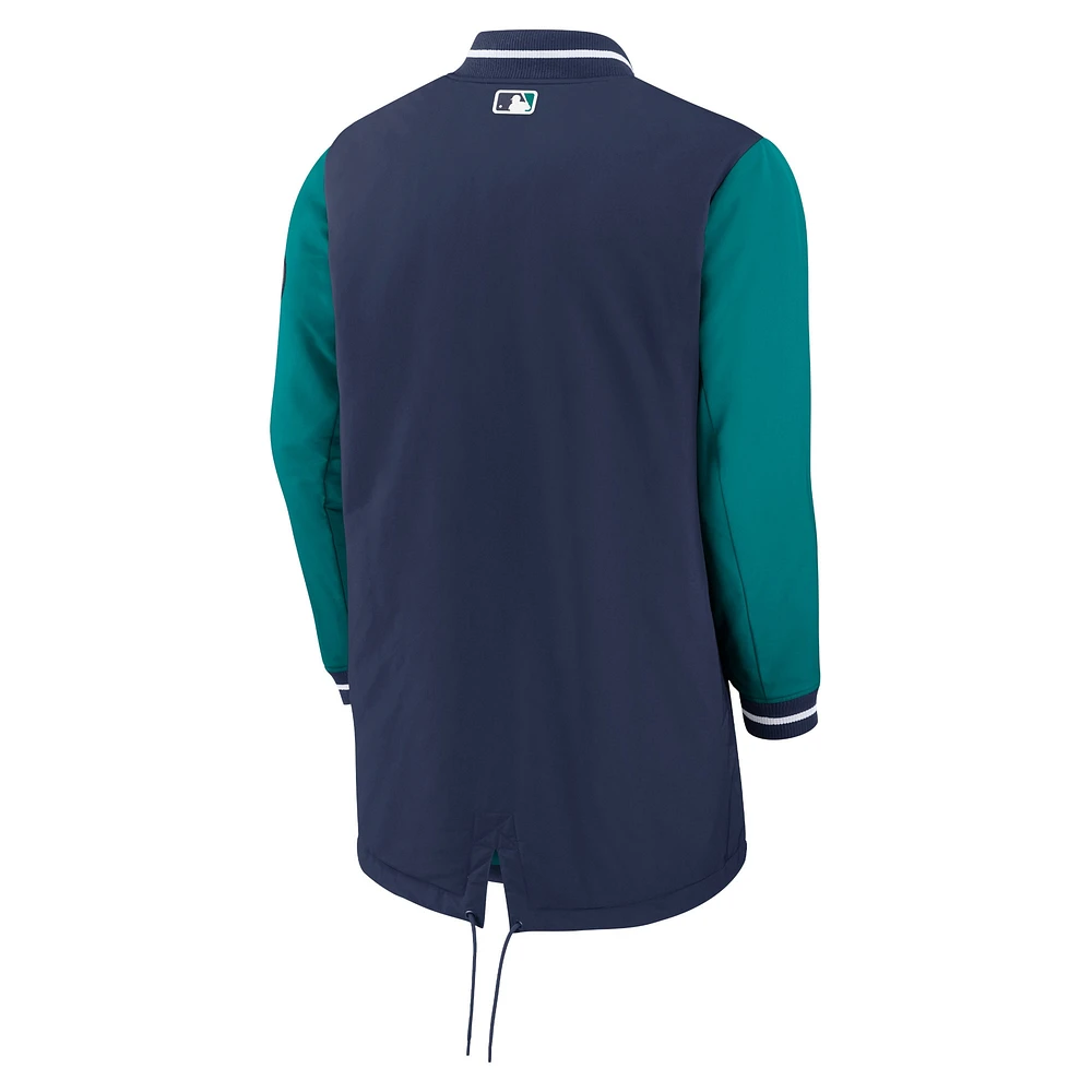Men's Nike Navy Seattle Mariners Authentic Collection Dugout Performance Full-Zip Jacket