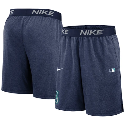 Short Nike bleu marine Seattle Mariners Authentic Collection Performance Knit pour homme