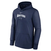 Men's Nike Navy Seattle Mariners Authentic Collection Performance Pullover Hoodie