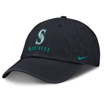 Casquette ajustable Nike bleu marine Seattle Mariners Club pour homme