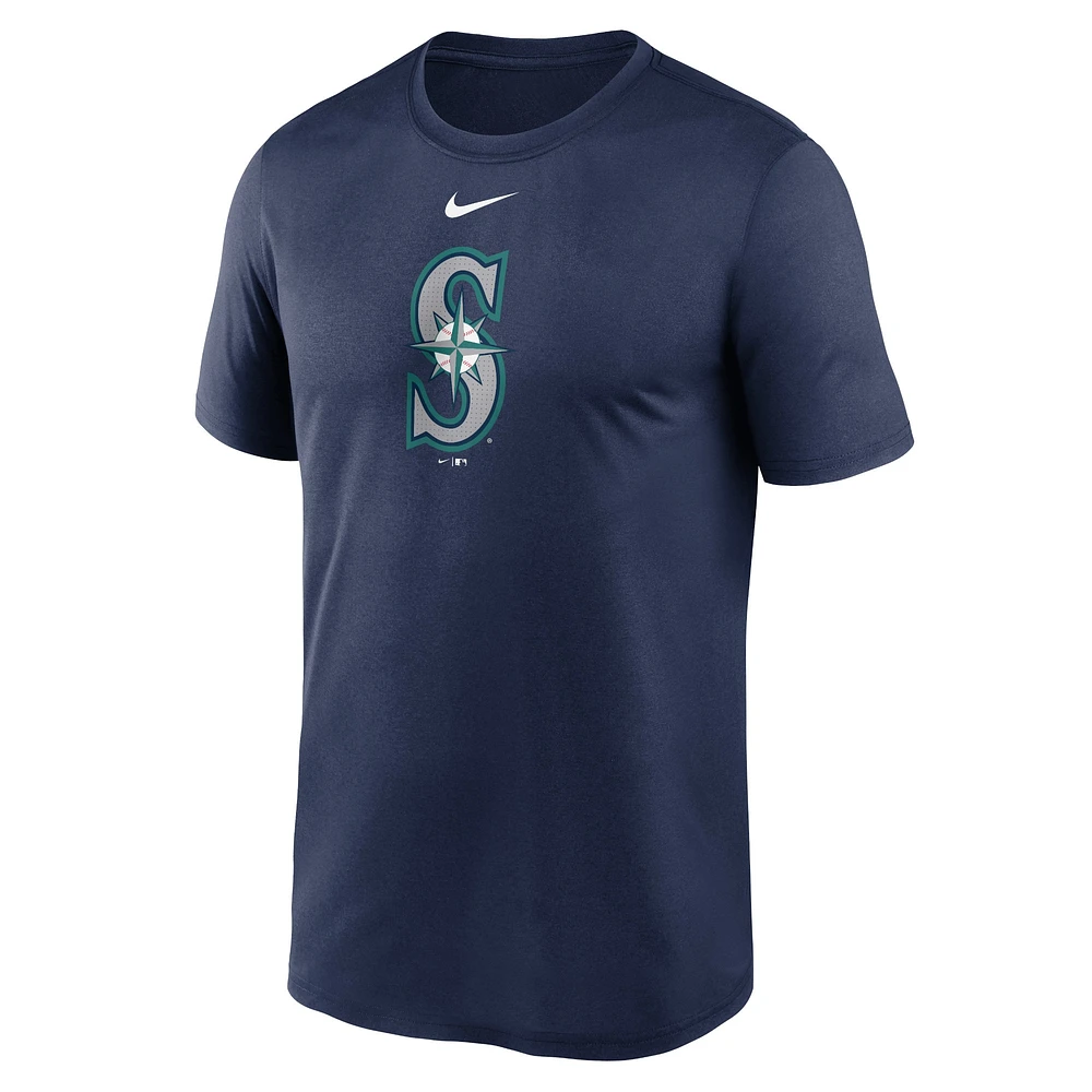 Men's Nike  Navy Seattle Mariners Legend Fuse Large Logo Performance T-Shirt