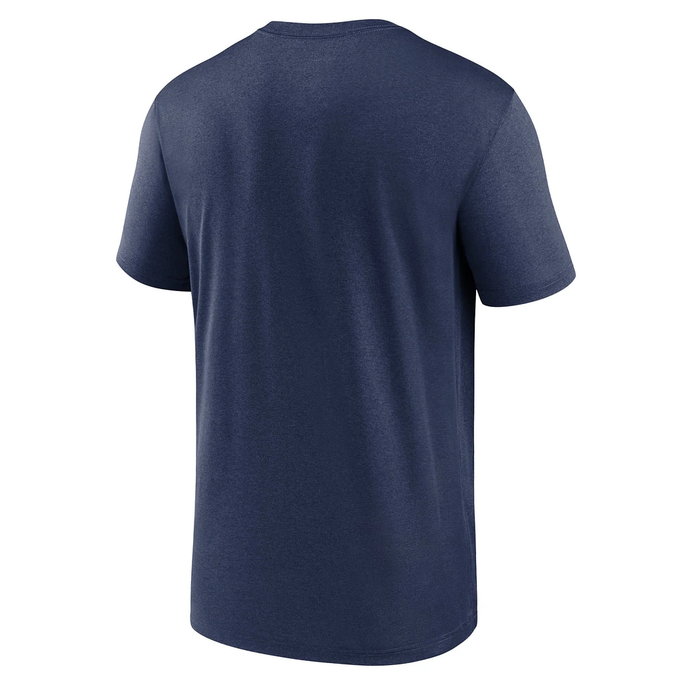 Men's Nike  Navy Seattle Mariners Legend Fuse Large Logo Performance T-Shirt