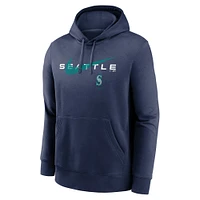 Men's Nike Navy Seattle Mariners Swoosh NeighborHOOD Pullover Hoodie