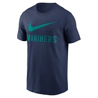 Men's Nike Navy Seattle Mariners Swoosh T-Shirt