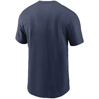 T-shirt Nike bleu marine Seattle Mariners Team Wordmark pour homme