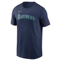 Men's Nike Randy Arozarena Navy Seattle Mariners Fuse Name & Number T-Shirt