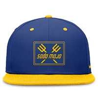 Men's Nike Royal/Gold Seattle Mariners City Connect True Fitted Hat