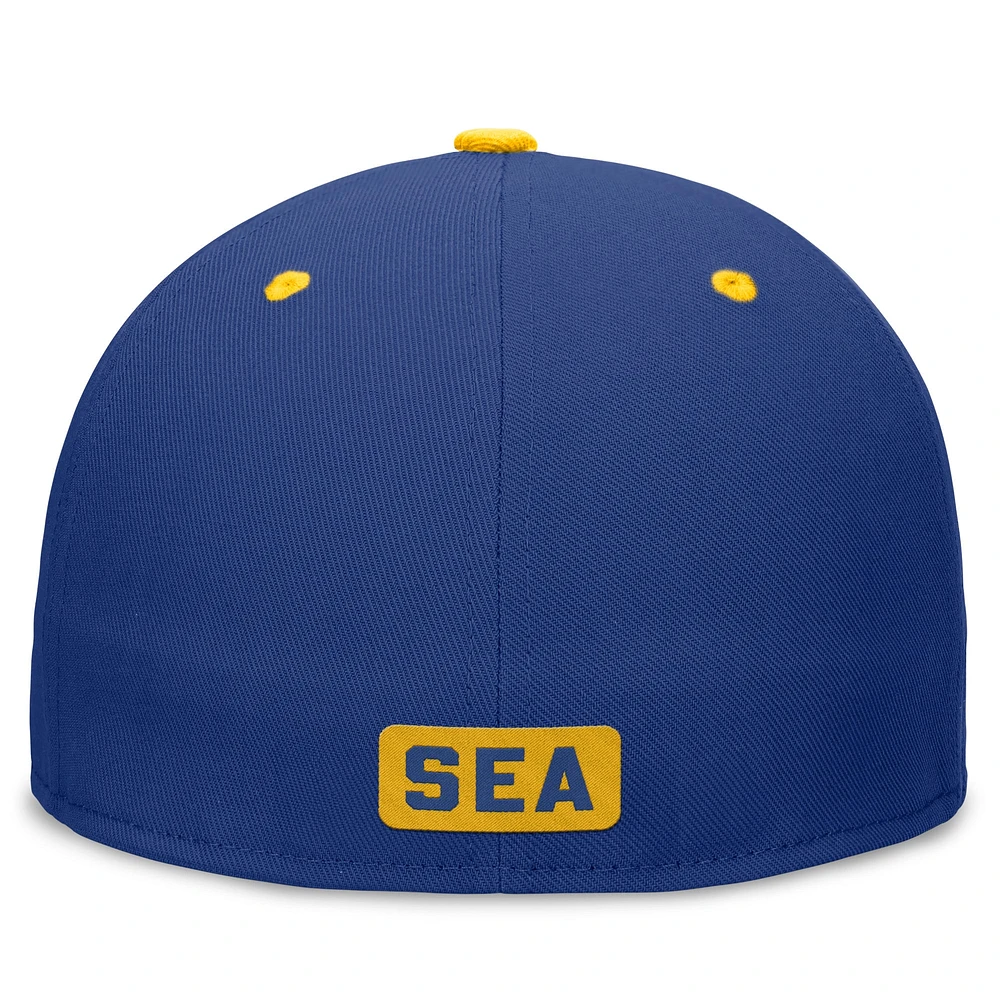 Men's Nike Royal/Gold Seattle Mariners City Connect True Fitted Hat
