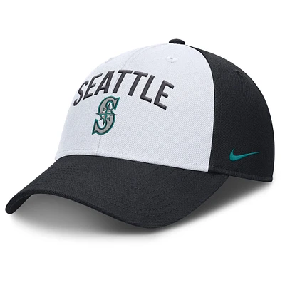 Men's Nike White/Navy Seattle Mariners Club Performance Adjustable Hat