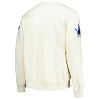 Men's Pro Standard Cream Seattle Mariners Retro Old English Pullover Sweatshirt