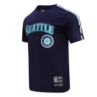 Men's Pro Standard Navy/ Seattle Mariners Taping T-Shirt