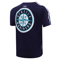 Men's Pro Standard Navy/ Seattle Mariners Taping T-Shirt