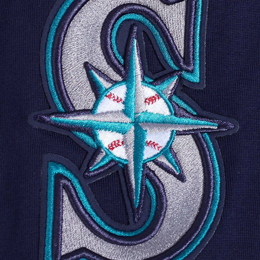 Men's Pro Standard Navy Seattle Mariners Turn It Up Dropped Shoulder T-Shirt