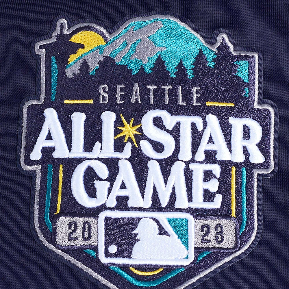 Men's Pro Standard Navy Seattle Mariners Turn It Up Dropped Shoulder T-Shirt