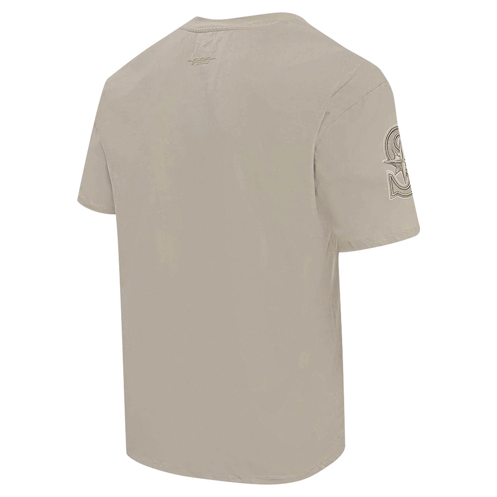 Men's Pro Standard Tan Seattle Mariners Neutral Drop Shoulder T-Shirt