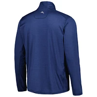 Men's Tommy Bahama Navy Seattle Mariners Delray IslandZone Half-Zip Top