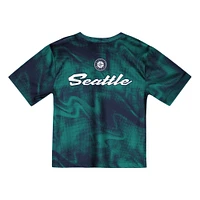 Toddler Aqua/Navy Seattle Mariners Pinch Hitter Infielder T-Shirt & Shorts Set