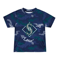 Toddler Fanatics Navy Seattle Mariners Field Ball T-Shirt & Shorts Set