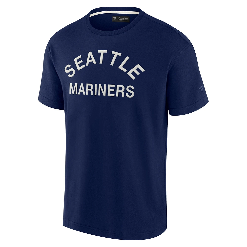 Unisex Navy Seattle Mariners Elements Super Soft Short Sleeve T-Shirt