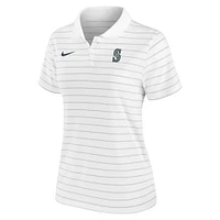 Women's Nike White Seattle Mariners Authentic Collection Victory Performance Polo