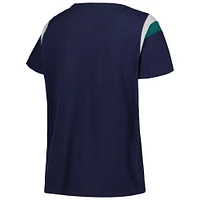 Women's Profile Navy Seattle Mariners Plus Scoop Neck T-Shirt