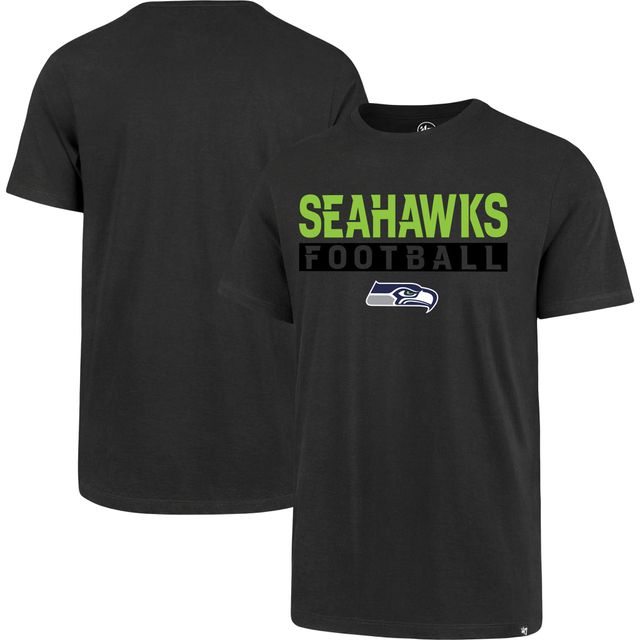T-shirt Super Rival Seattle Seahawks Dark Ops '47 Charcoal pour homme