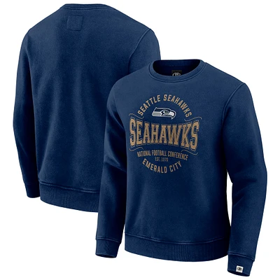 Sweat-shirt vintage pour homme de la collection Darius Rucker Fanatics, bleu marine, Seattle Seahawks