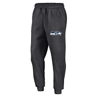Men's Fanatics  Heather Charcoal Seattle Seahawks Boost Fleece Joggers