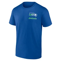 Men's Fanatics Royal Seattle Seahawks Never Over T-Shirt
