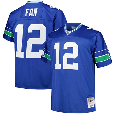 Maillot de joueur retraité Mitchell & Ness 12s Royal Seattle Seahawks Big Tall Legacy pour hommes
