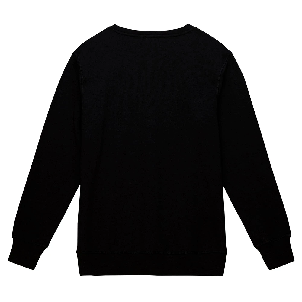 Men's Mitchell & Ness Black Seattle Seahawks Basic Fleece Pullover Sweatshirt