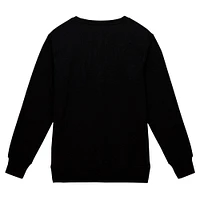 Men's Mitchell & Ness Black Seattle Seahawks Basic Fleece Pullover Sweatshirt
