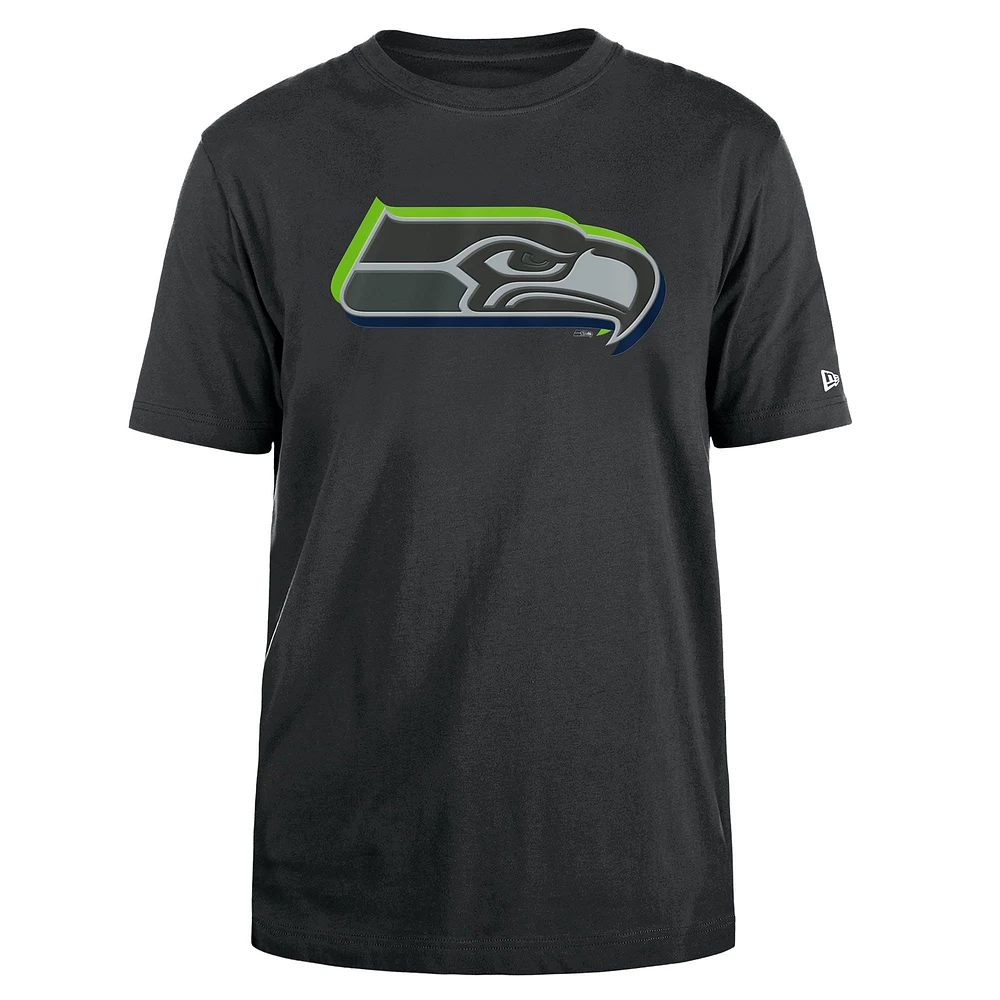 Men's New Era  Charcoal Seattle Seahawks 2024 NFL Draft T-Shirt
