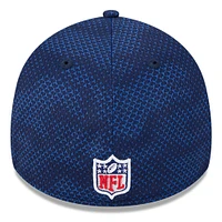 Men's New Era College Navy Seattle Seahawks 2024 Sideline 39THIRTY Flex Hat