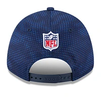 Men's New Era College Navy Seattle Seahawks 2024 Sideline 9FORTY Stretch-Snap Hat