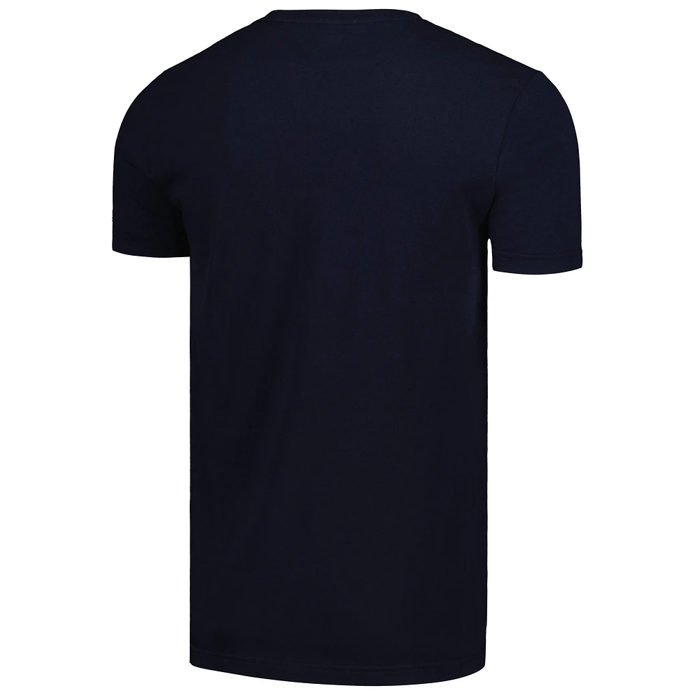 Men's New Era College Navy Seattle Seahawks Camo Logo T-Shirt