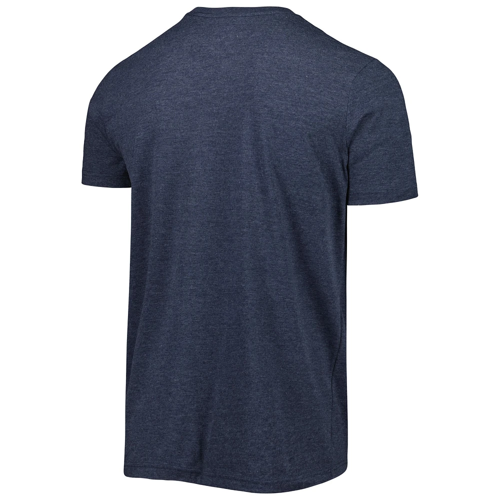 Men's New Era Heathered College Navy Seattle Seahawks Training Collection T-Shirt