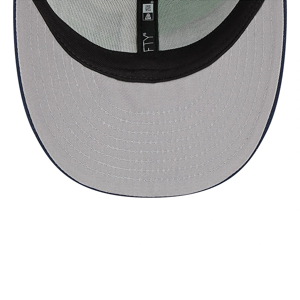 Men's New Era  Neon Green/College Navy Seattle Seahawks 2023 Sideline Low Profile 59FIFTY Fitted Hat