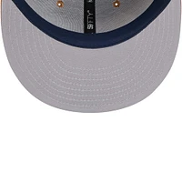 Men's New Era Tan Seattle Seahawks Color Pack 59FIFTY Fitted Hat with Side Patch