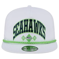 Casquette snapback de golfeur en diamant des Seattle Seahawks de New Era pour homme