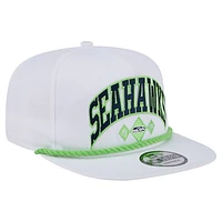Casquette snapback de golfeur en diamant des Seattle Seahawks de New Era pour homme