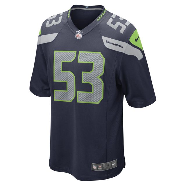 Maillot de joueur jeu Nike Boye Mafe College Navy Seattle Seahawks pour hommes