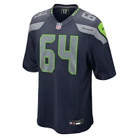Men's Nike Christian Haynes  College Navy Seattle Seahawks Game Jersey