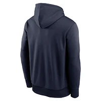 Men's Nike College Navy Seattle Seahawks Icon Performance Pullover Hoodie