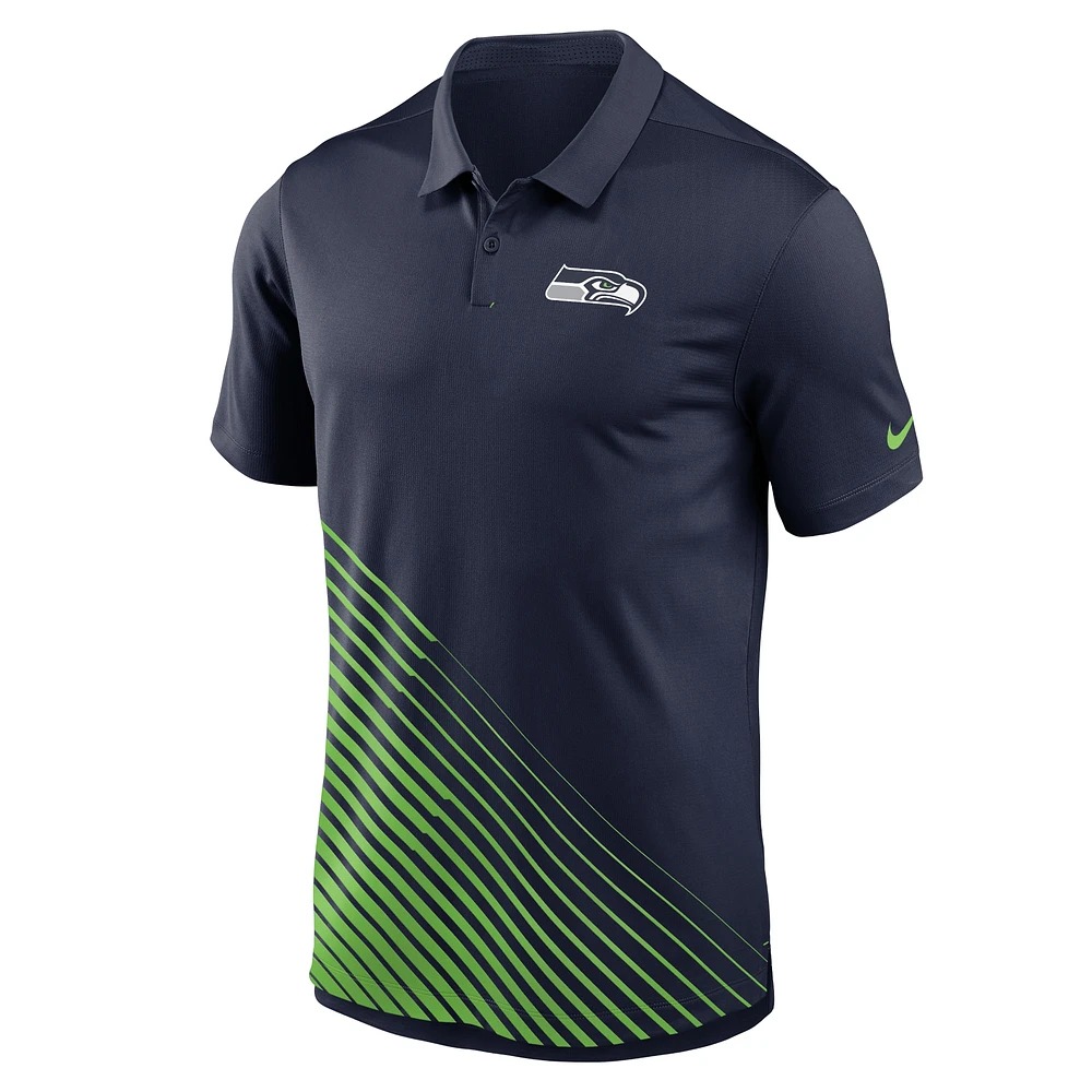 Men's Nike College Navy Seattle Seahawks Vapor Polo